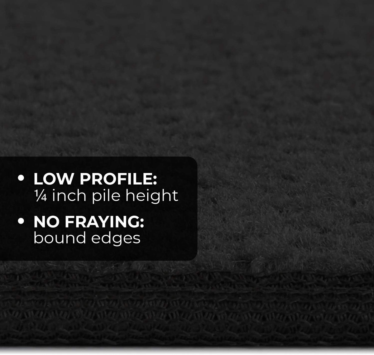 Skid-Resistant Carpet Runner - Black - 8 Feet X 27 Inches X9982