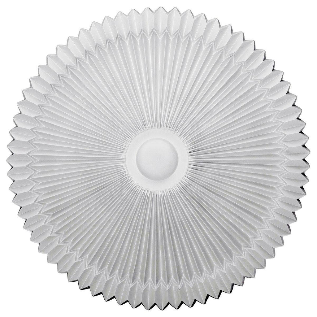 24 inch x 3 inch Hand-Painted Jet Black Ceiling Medallion D18401