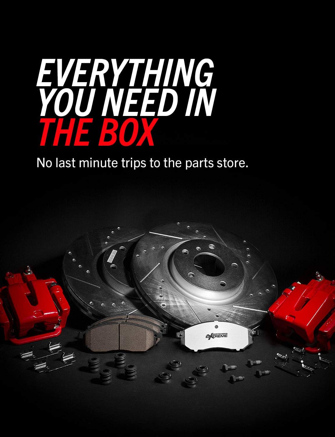 Front & Rear Z36 Truck and Tow Brake Kit with Calipers J51853