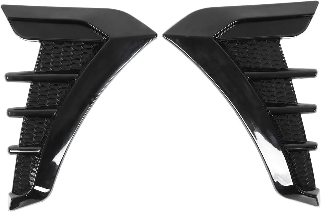 2pcs Gloss Black Car Hood Vent Scoop Kit B96435