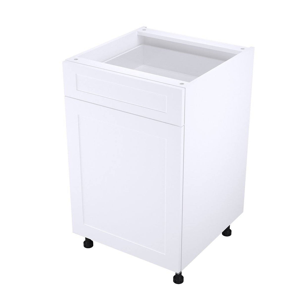 Shaker White Stock Base Cabinet H53030