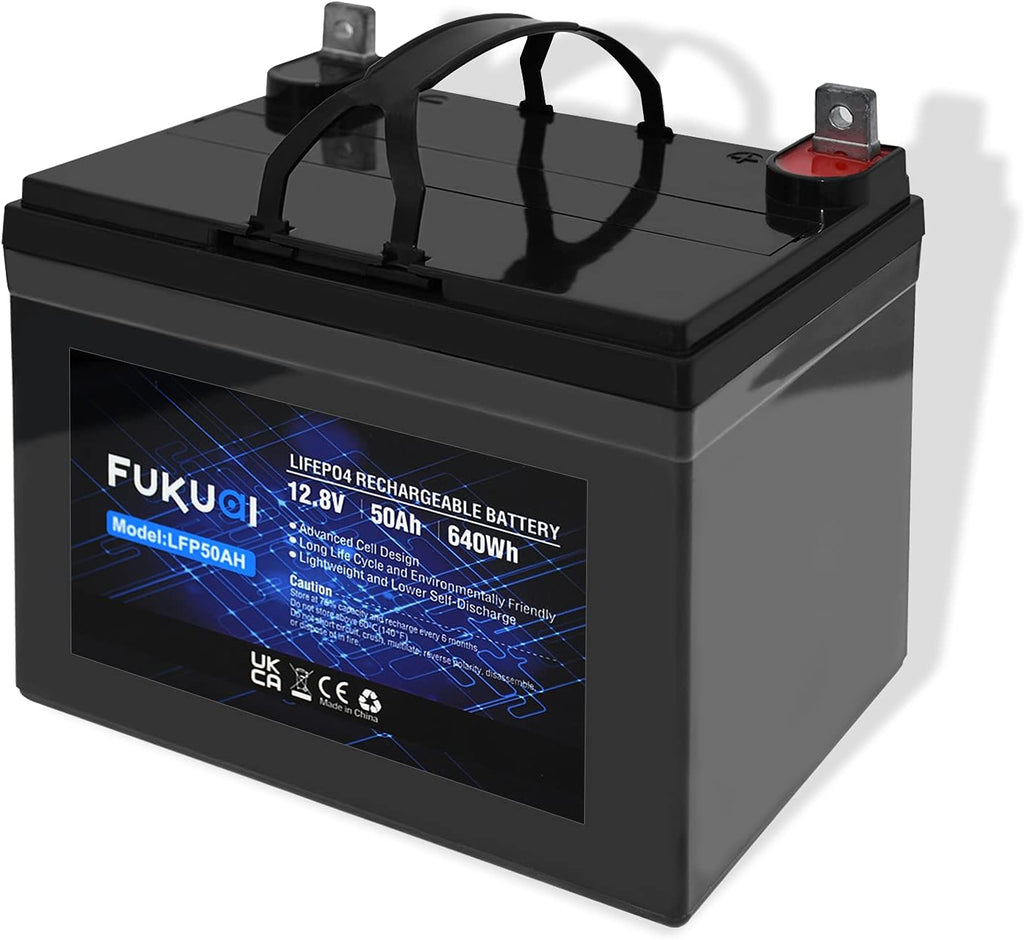 12V 16Ah LiFePO4 Battery, Pack of 2 H9459
