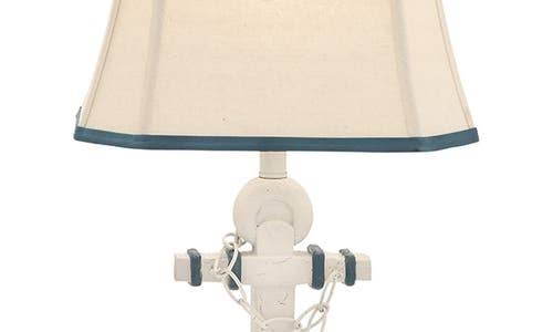 Linen Shade Lamp with Anchor B841