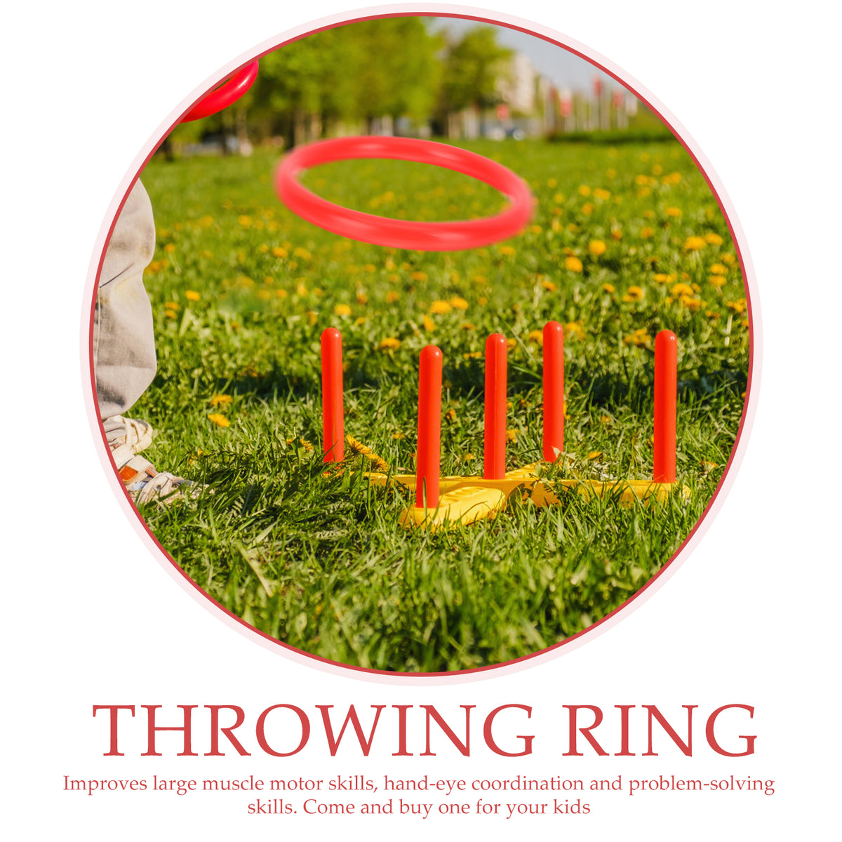 24Pcs Toss Rings Toss Game for Kids Party Favor Games Q684