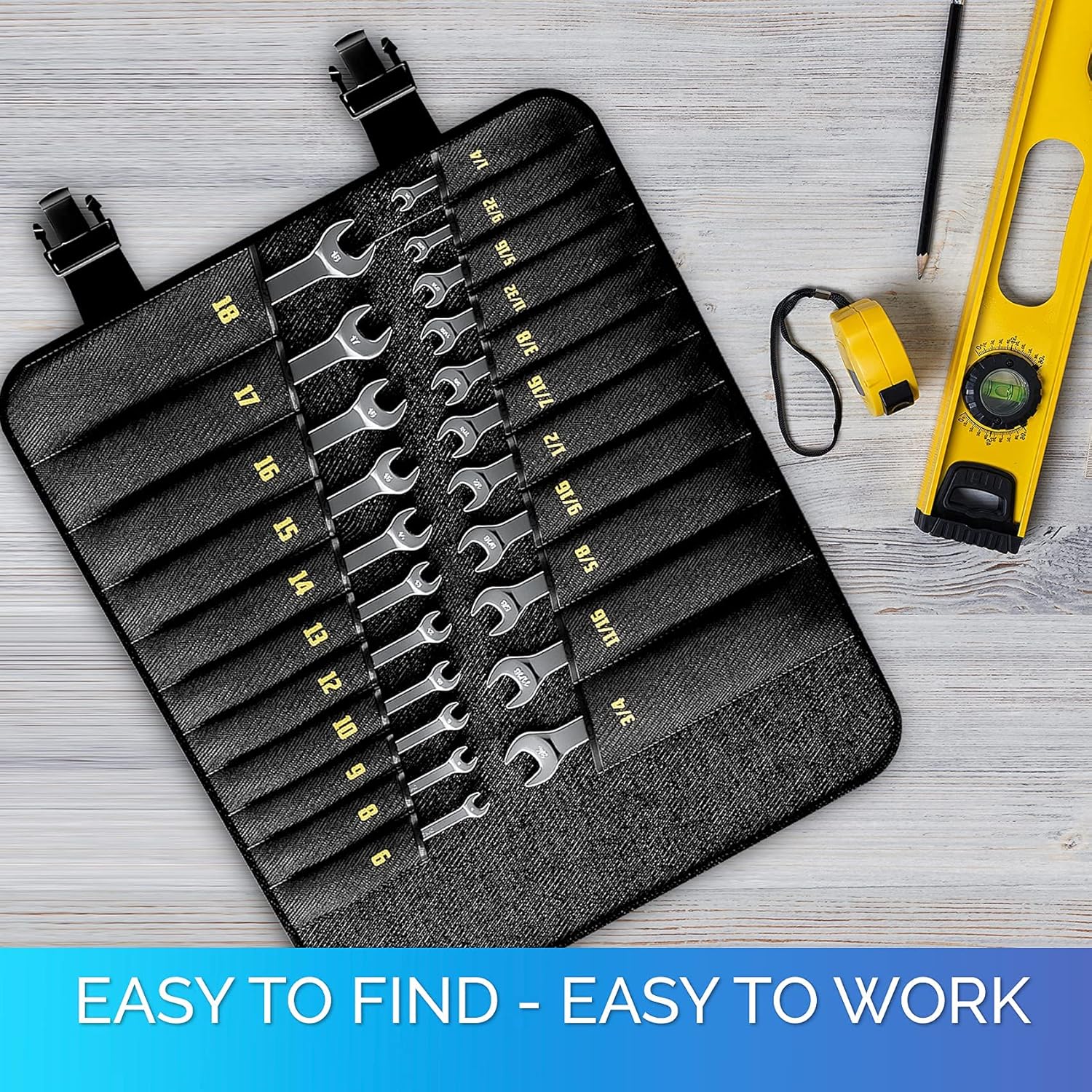 33pcs Ratcheting Wrench Set Metric and Standard T822