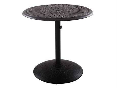 Antique Bronze Cast Aluminum 30 Round Patio Dining Table V750401