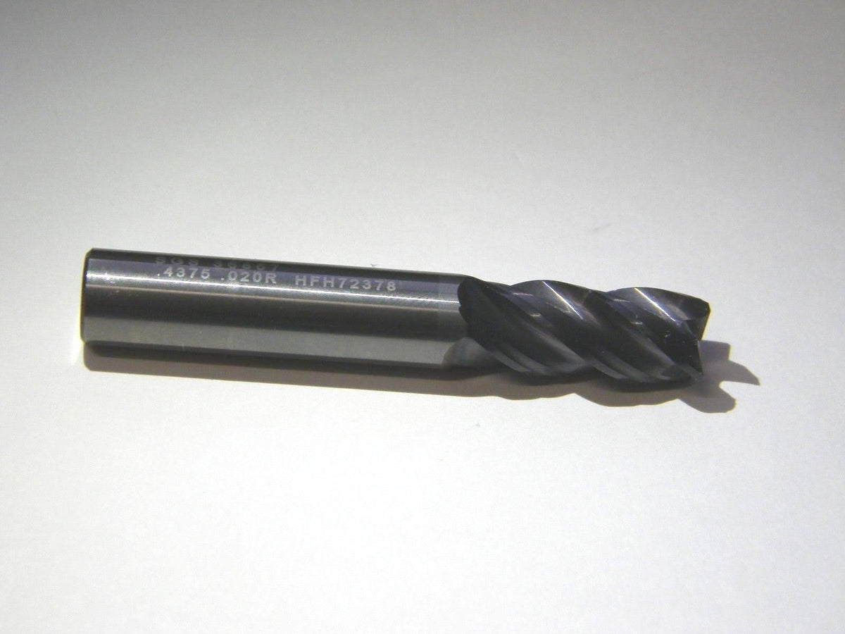 Carbide Corner Radius End Mill A235