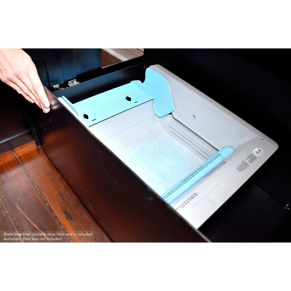 White Large Cat Litter Box P528549