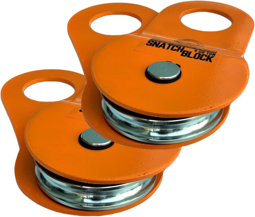2PK Snatch Block 9Ton Heavy Duty Winch Pulley System G786