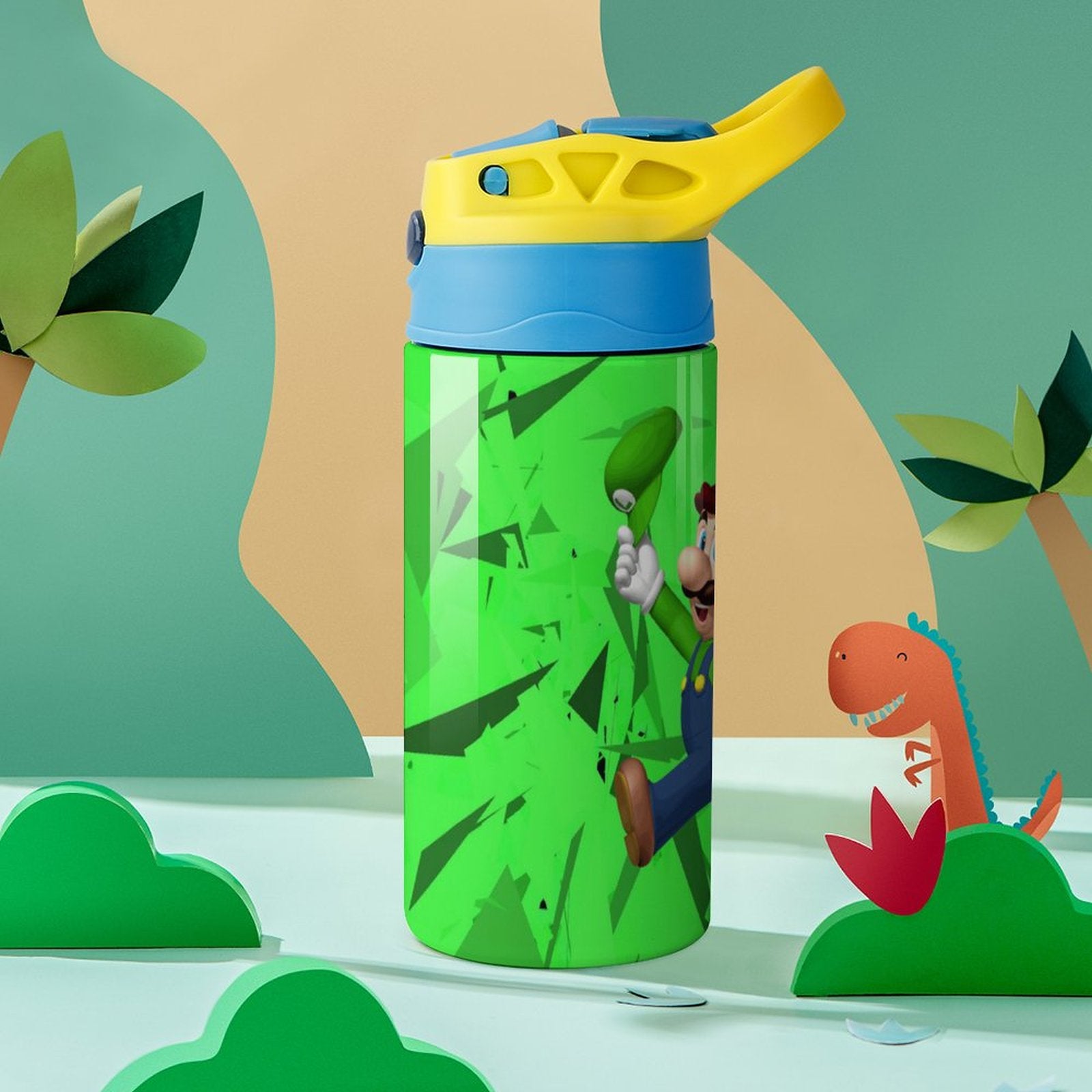 Insulated Stainless Steel Water Bottle with Straw F604143