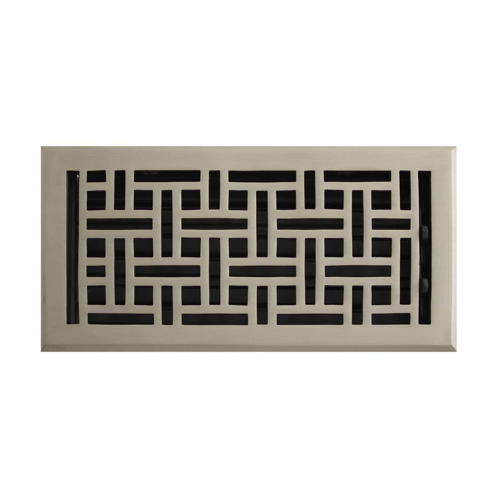 Brushed Nickel Wall Register O19564