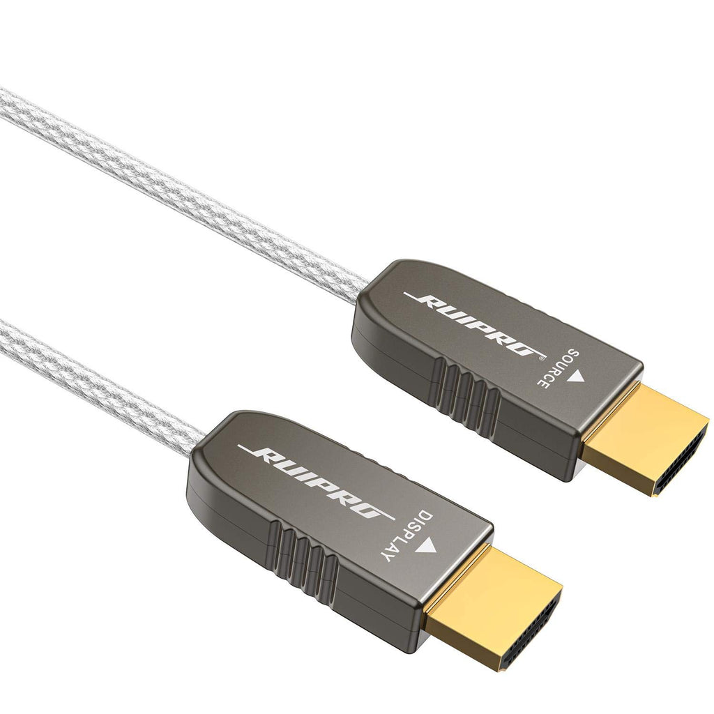 HDMI Ultra Thin Fiber Optic Cable 6ft 4K 60Hz HDMI 2.0b High Speed 18Gbps Pack of 2 E67908