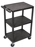3 Shelf Utility Cart Black N40931