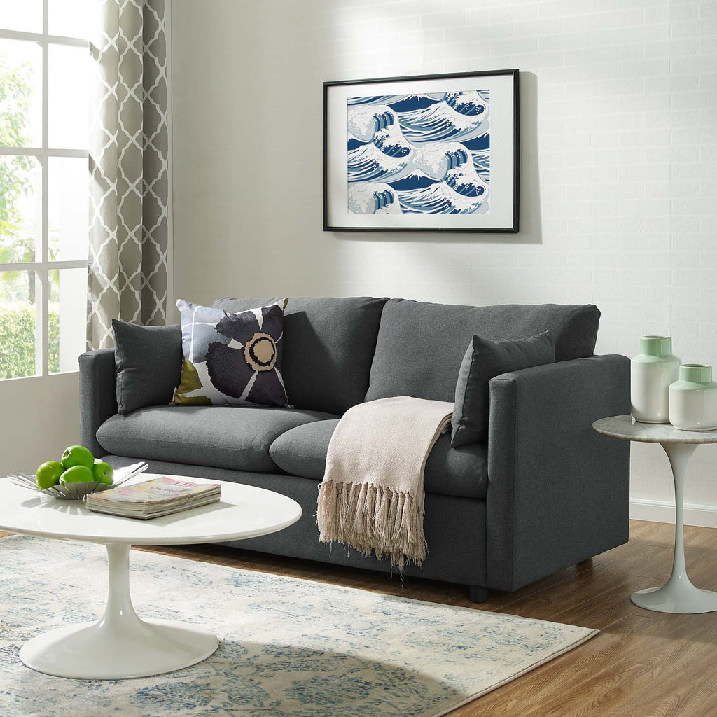 Grey Fabric Sofa B151725