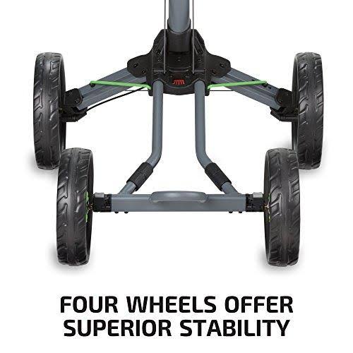 Matte Black Red Push Cart R53943