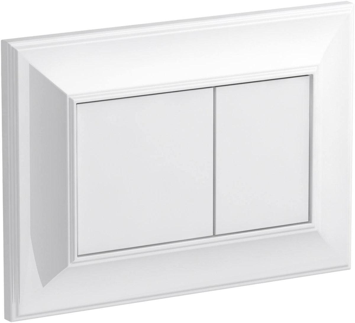 White Flush Actuator Plate A708