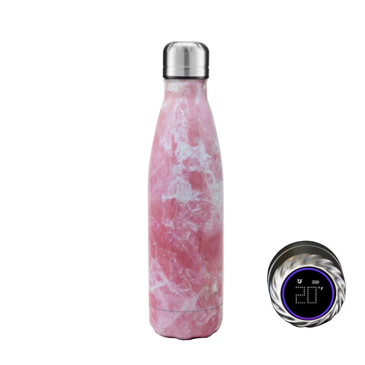 UV Water Bottle With Temp Cap B819685
