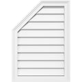 Octagonal Surface Mount PVC Gable Vent S387174