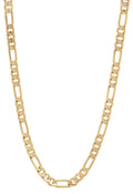 14k Yellow Gold Plated Figaro Choker Chain Necklace, 16 inches W545779