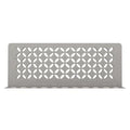 Stone Grey Aluminum Floral Wall Shelf P751