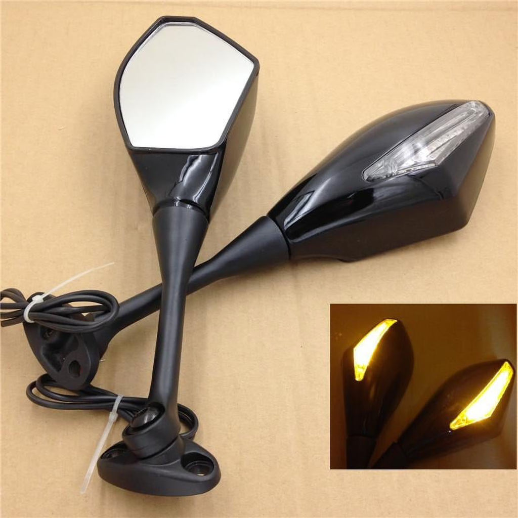 Turn Signal Mirrors For Honda CBR 600RR CBR1000RR Gloss Black Q863919
