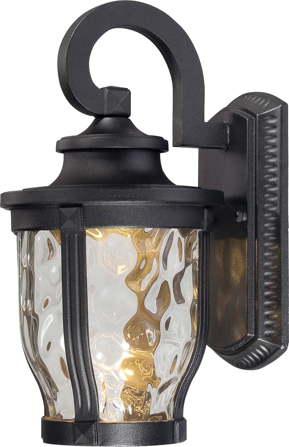 Black Cast Aluminum Outdoor LED Wall Lantern A96693