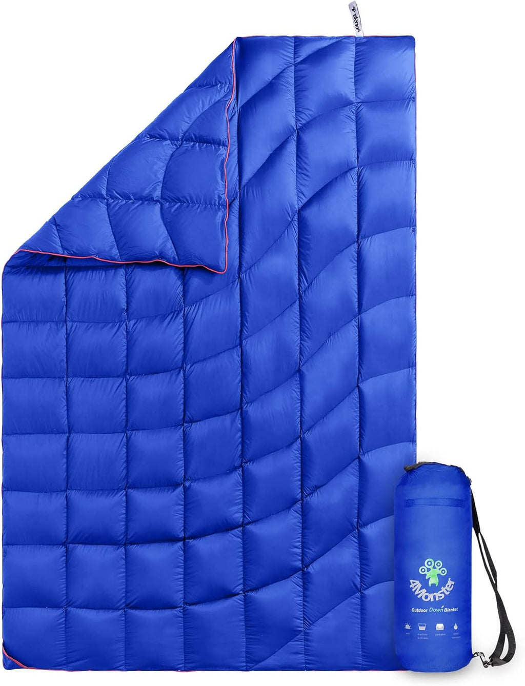 650 Fill Compact Waterproof Down Camping Blanket H7413