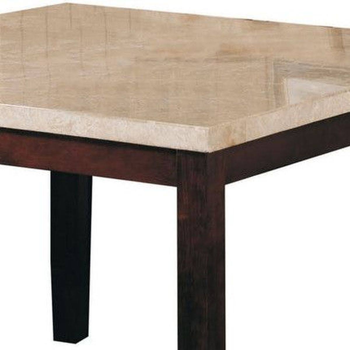 White Marble Counter Height Table H980
