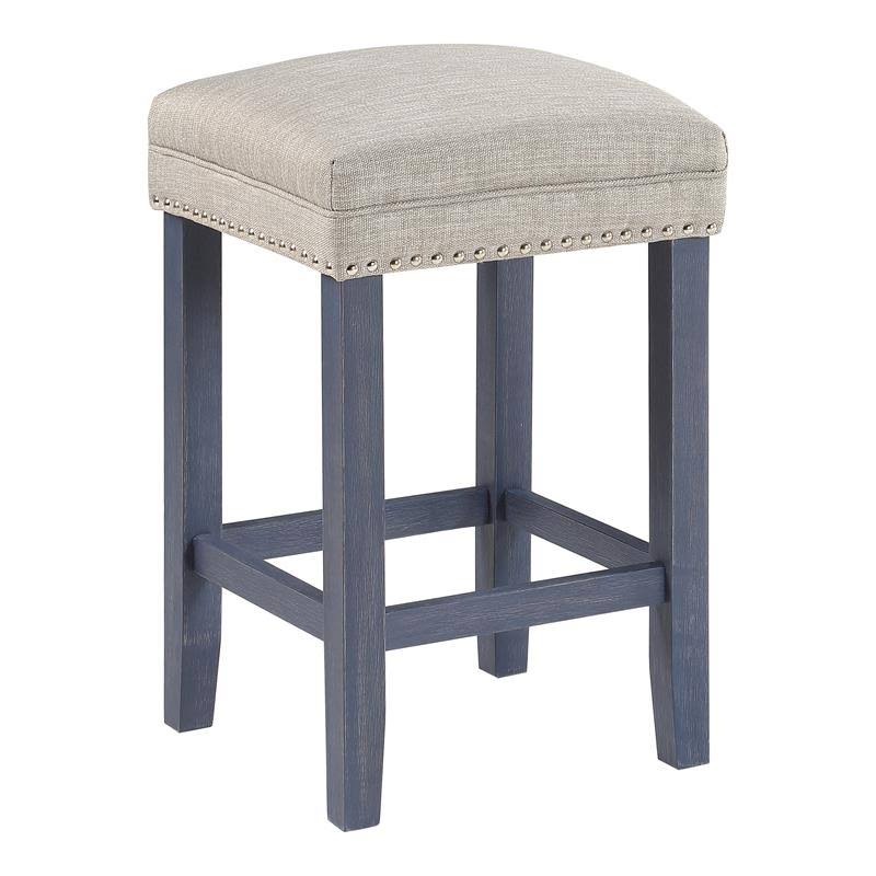 Blue Wood 4-Piece Counter Height Dining Set H3861