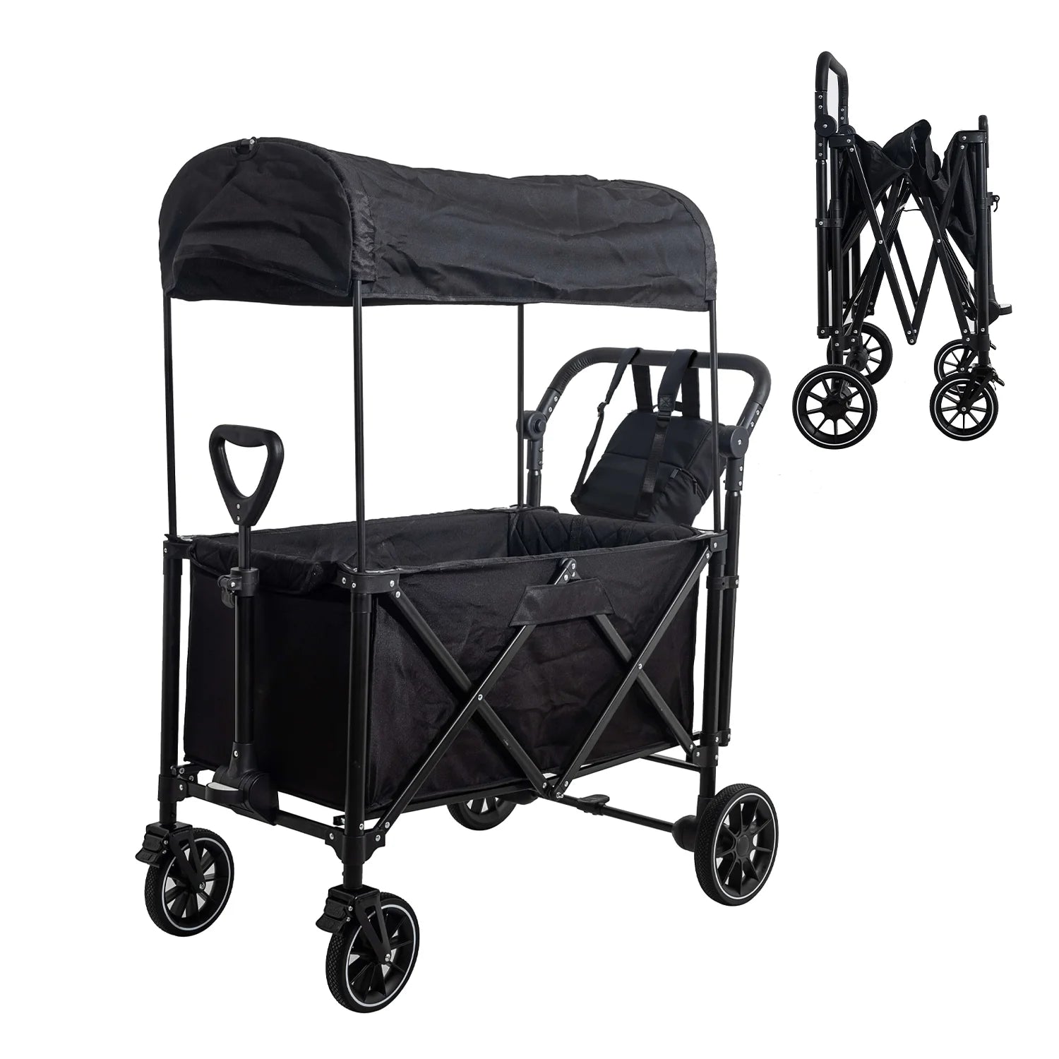 Folding Stroller Wagon with 5-Point Harnesses J60830