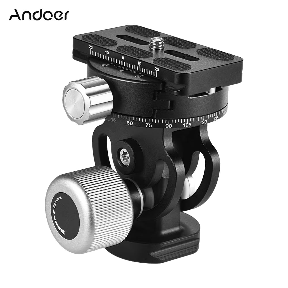 2 Way Pan/Tilt Tripod Head with Quick Release Plate H568