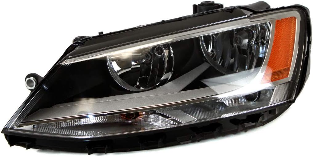 Passenger Side Headlight Assembly for Volkswagen Jetta 2011-2014 J795