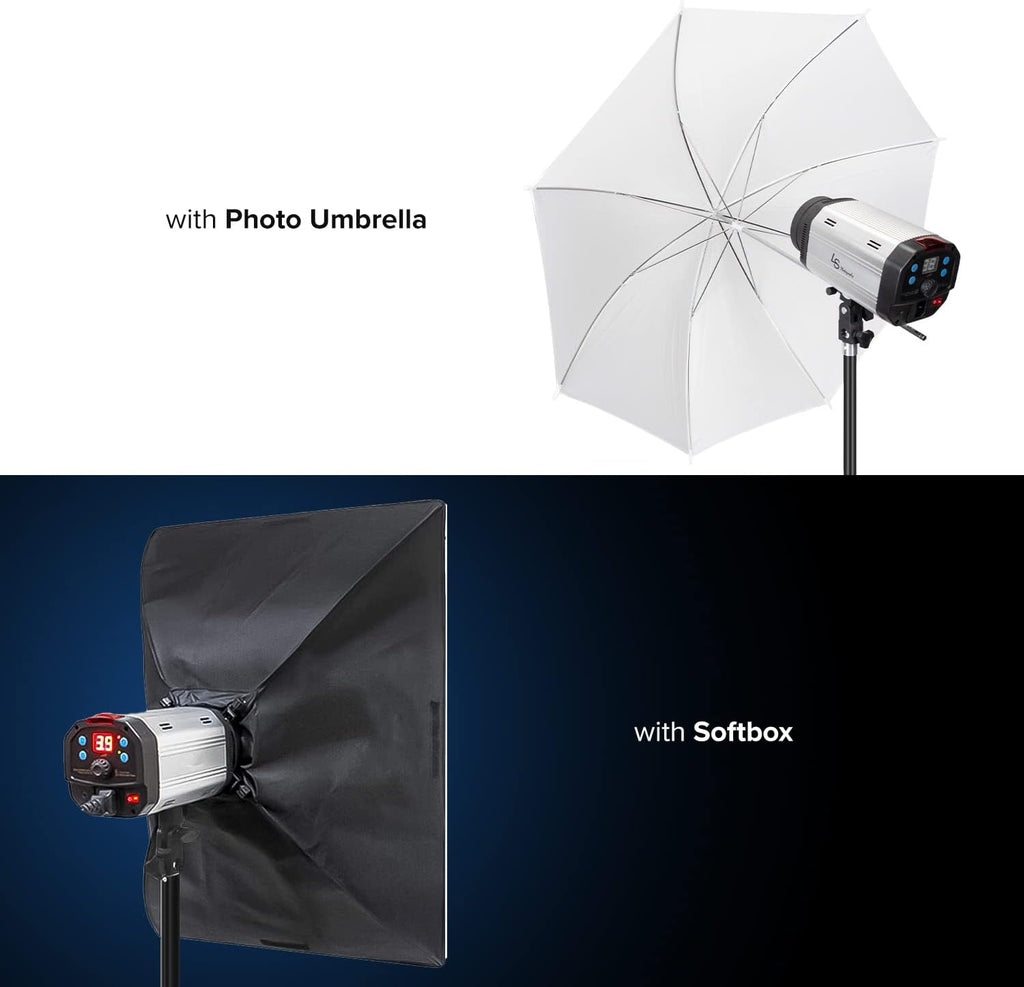 300W 5600K Flash Strobe Monolight with Wireless Trigger & Receiver Kits K866