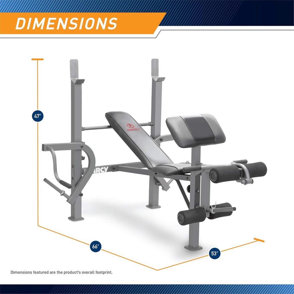 Standard Weight Bench with Leg Developer D488