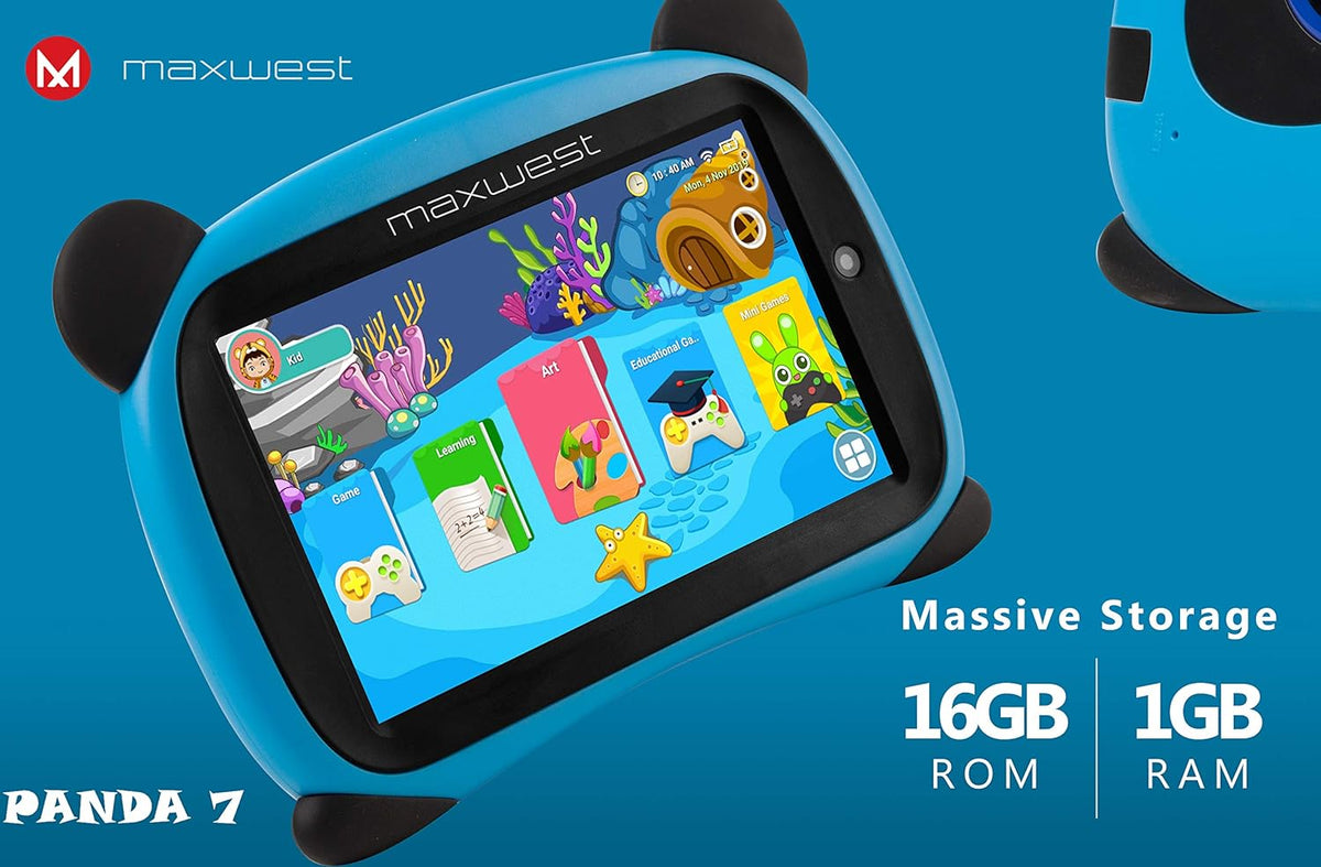 7 Inch Android Tablet with Case, 16 GB ROM, WiFi, Pack of 2 O56520