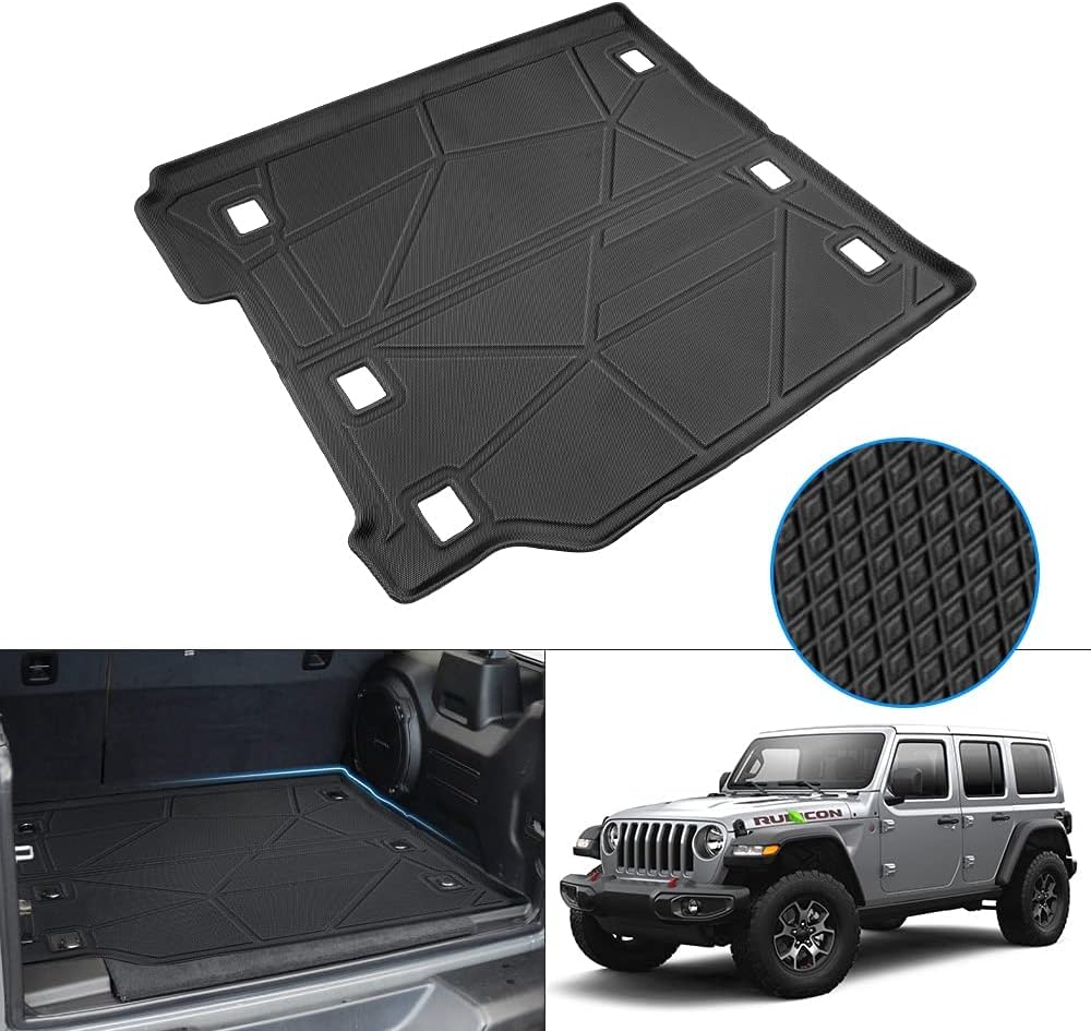 3D Trunk Floor Mat Anti-Slip Pack of 2 O880509
