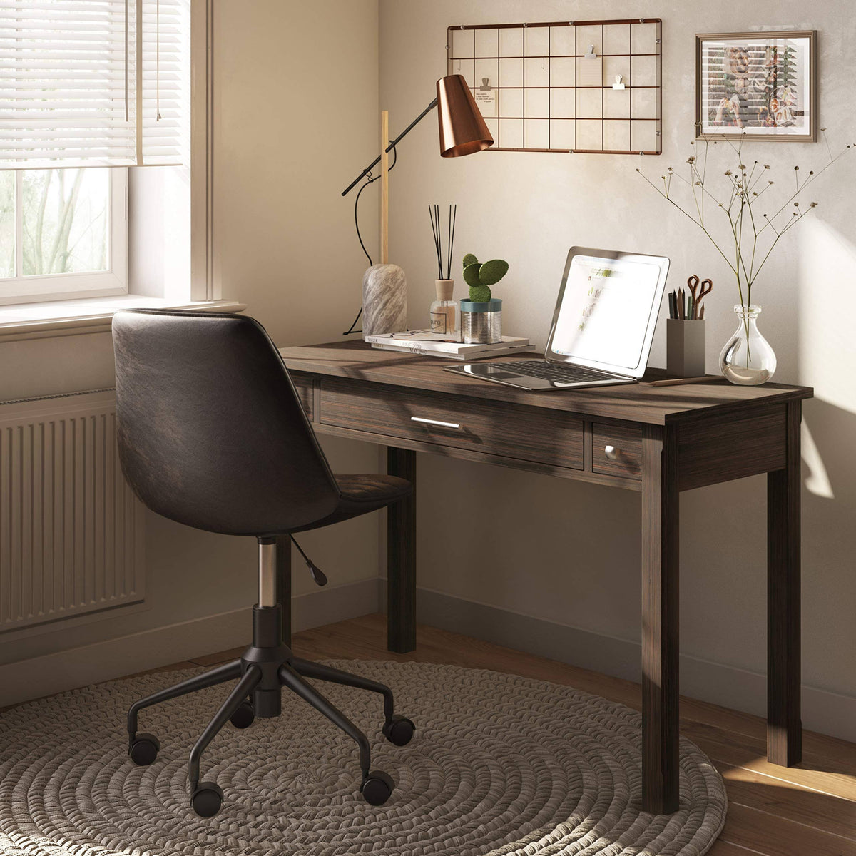 Solid Wood Writing Office Desk O2123