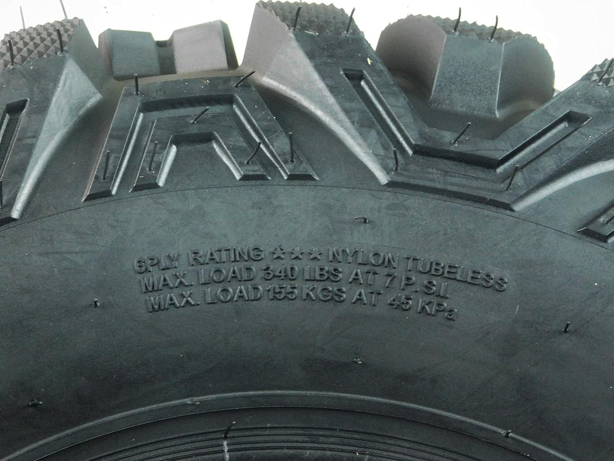 25x8-12 6 PLY ATV Tire Pack of 2 H640