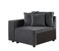 Gray Fabric Sectional Sofa K11940
