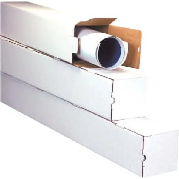 Square Mailing Tubes, 5x5x25, White, 25/BDL P4702