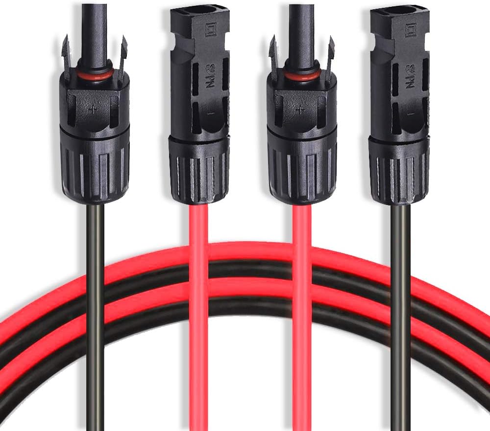 10 AWG 40 Feet Solar Extension Cable with Female and Male Connector X37622