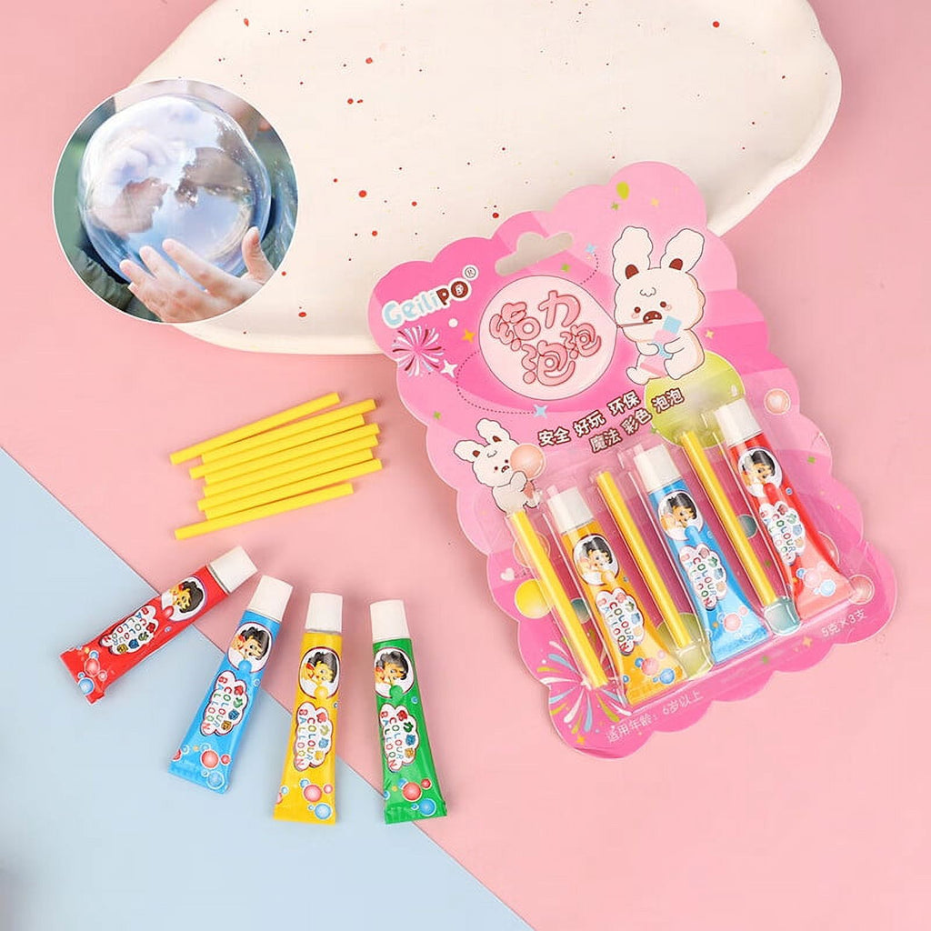 Magic Bubble Glue Toy Blowing Colorful Bubble Ball E799889