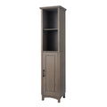 Wooden Bathroom Cabinet Linen Tower Salt Oak X837
