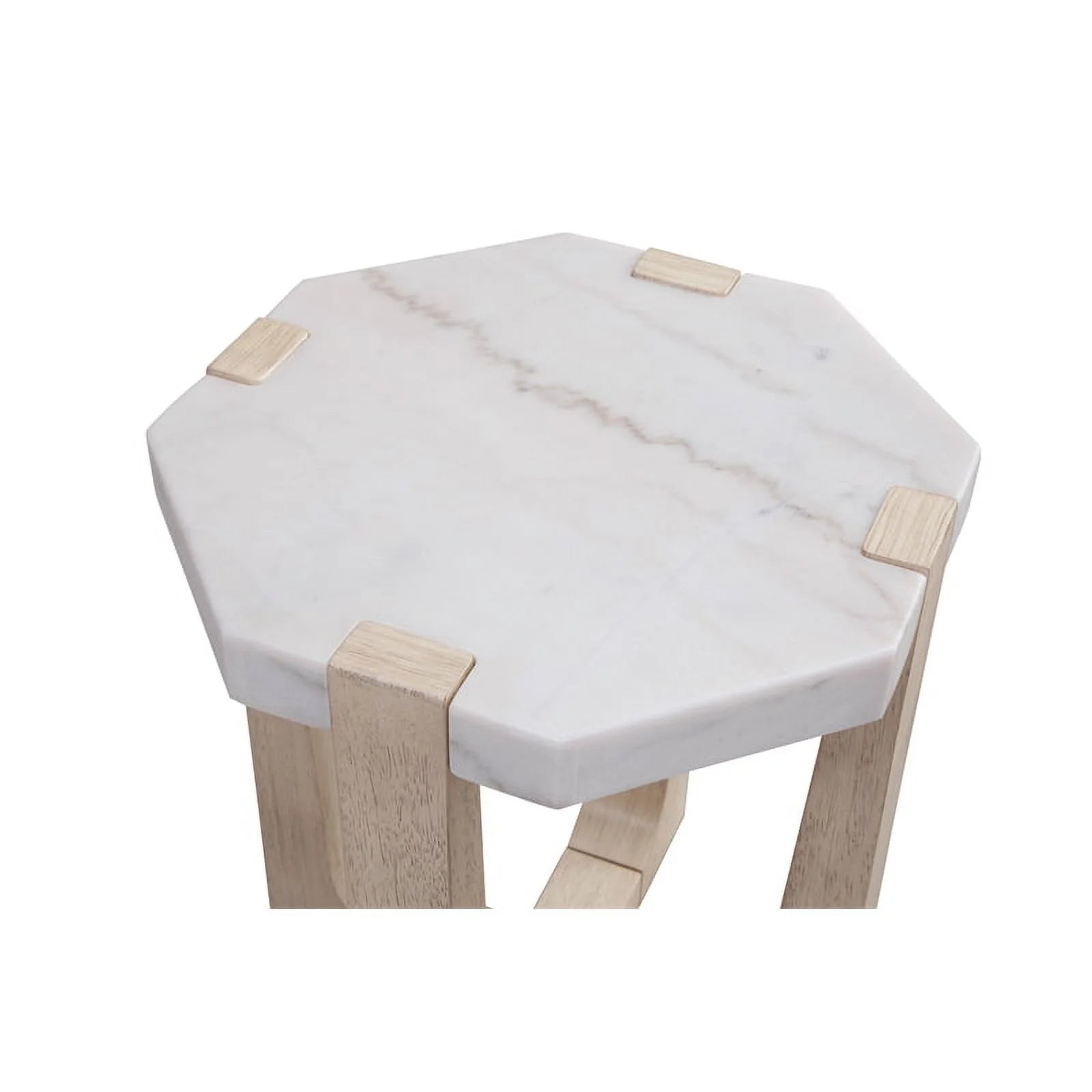 Marble End Table in Sun-Bleached Ash Brown Z625964