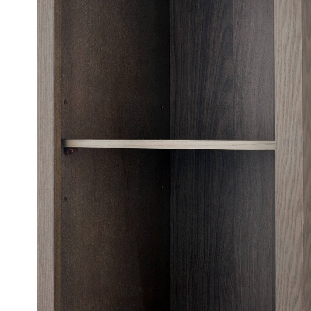 Wooden Bathroom Cabinet Linen Tower Salt Oak X837