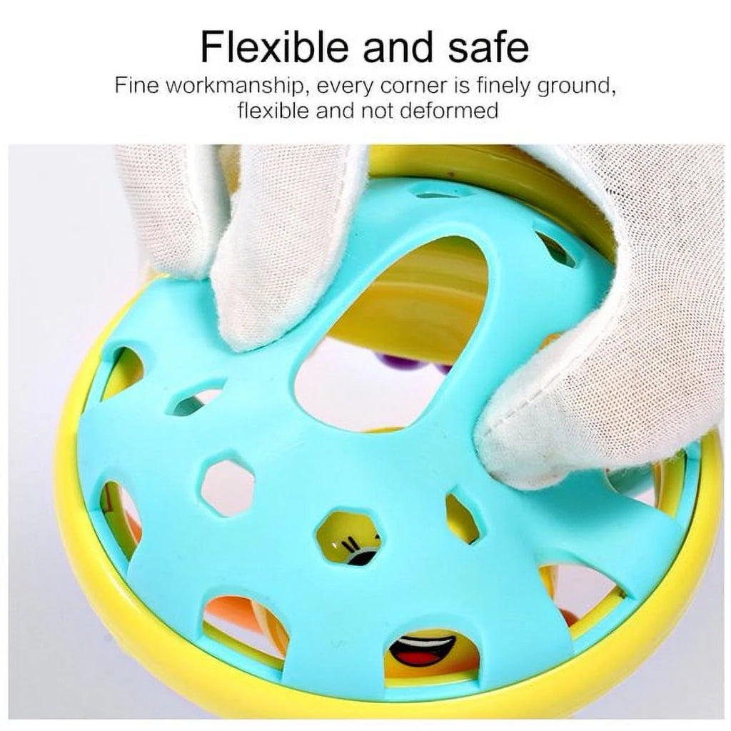 Sensory Teether Toy, Stretchy Silicone Rattle Ball V863972