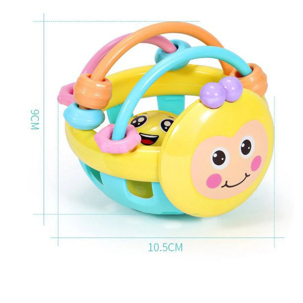 Sensory Teether Toy, Stretchy Silicone Rattle Ball V863972