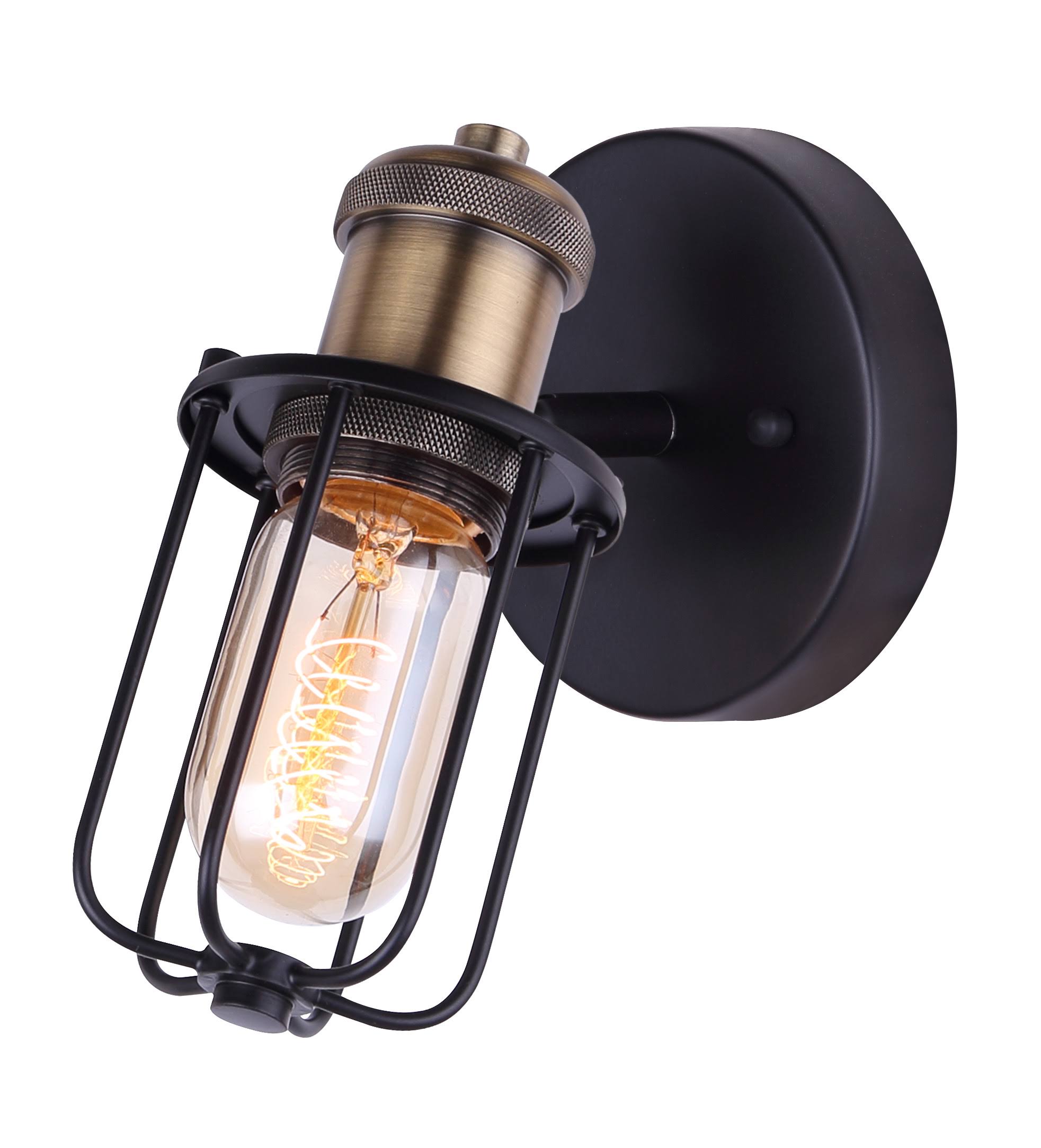 Black Ceiling and Wall Light D7724