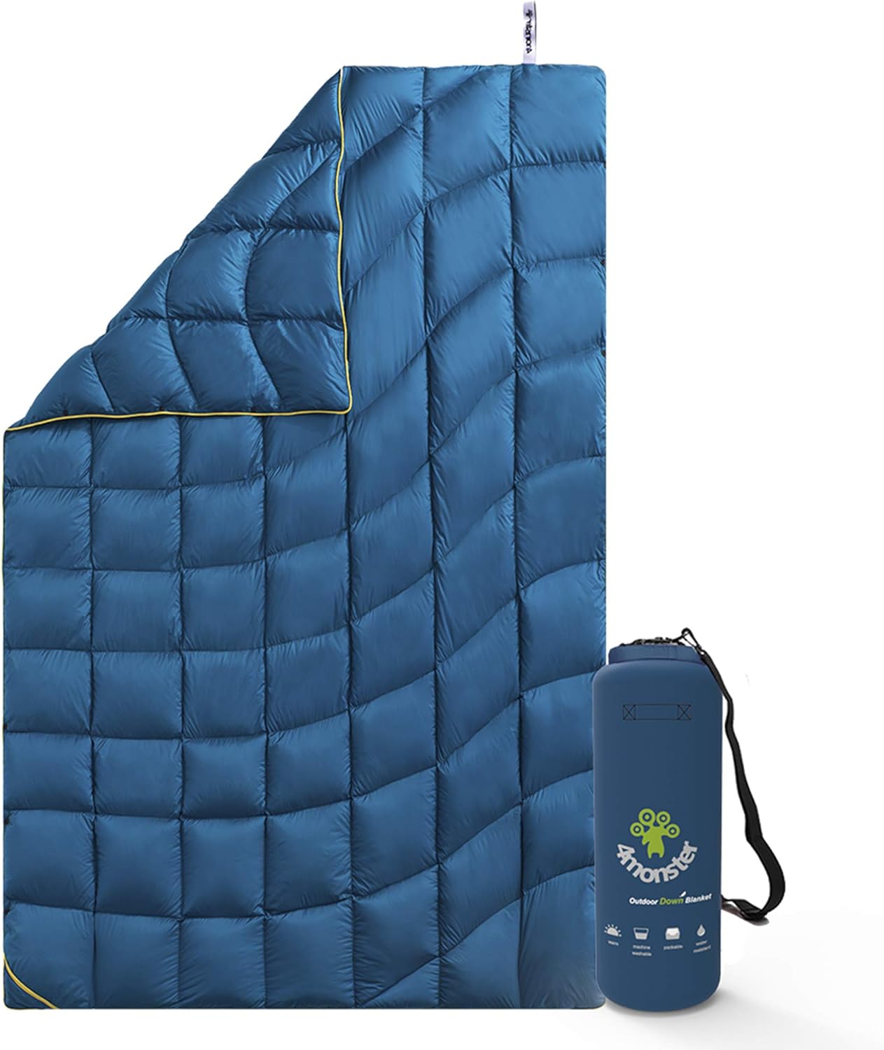 650 Fill Compact Waterproof Down Camping Blanket H7413