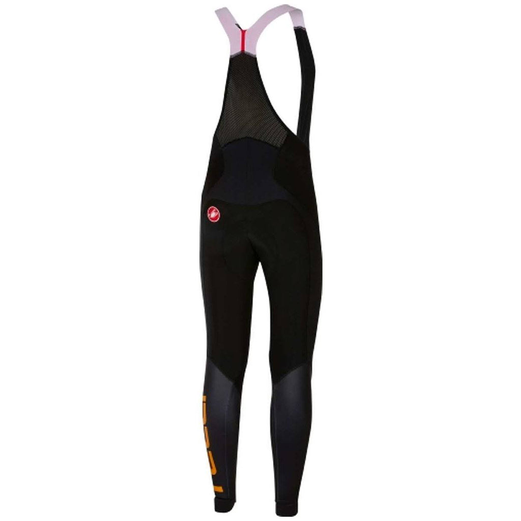 Large Black/Orange Bibtight O880